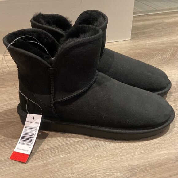 NWT Kirkland Signature Suede Shearling Boots - Picture 1 of 10